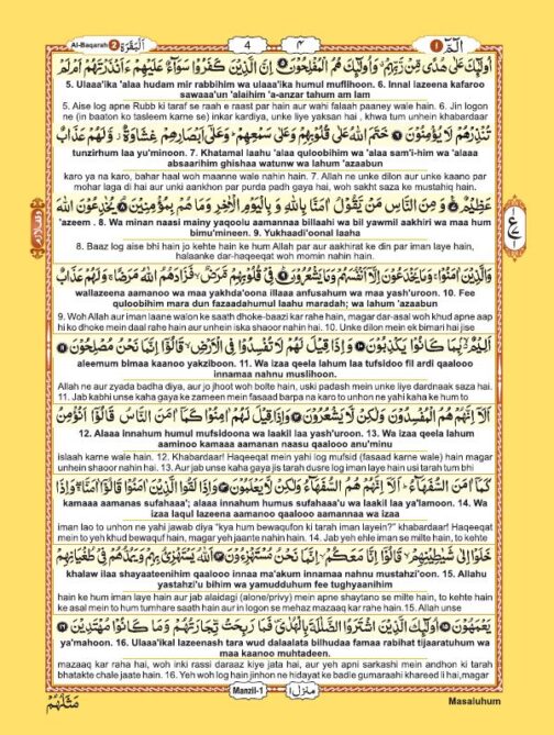 The Holy Quran English with Roman Urdu Translation - Image 5
