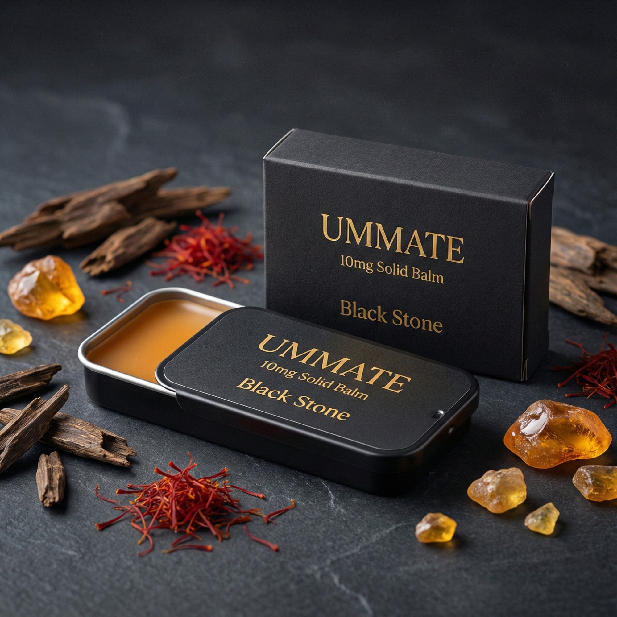 Ummate Black Stone Attar – Deep Oud & Amber Arabic Perfume Oil – Long-Lasting, Alcohol-Free - Image 6