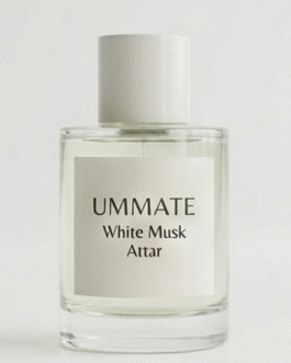 Ummate White Musk Attar – Fresh, Clean & Powdery Unisex Perfume Oil – Alcohol-Free Arabic Fragrance