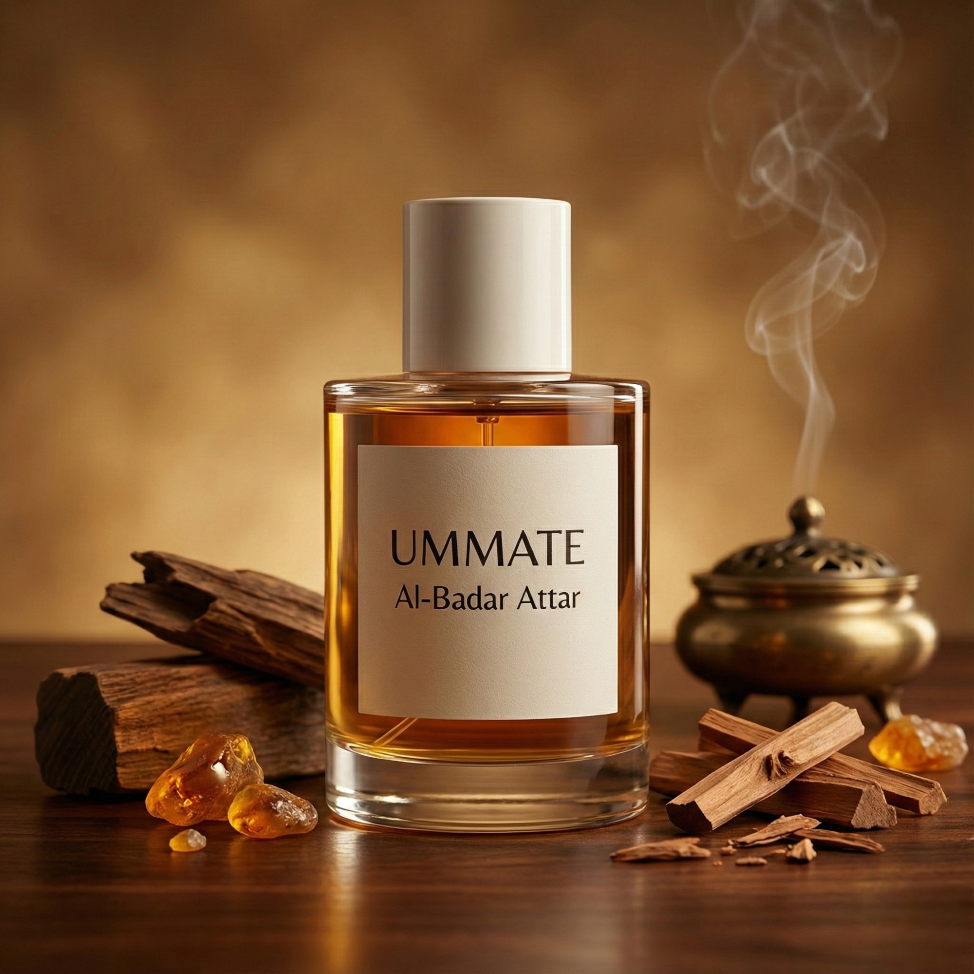 Ummate Al-Badar Attar – Oriental Woody Perfume Oil – Alcohol-Free, Long-Lasting Unisex Fragrance - Image 2