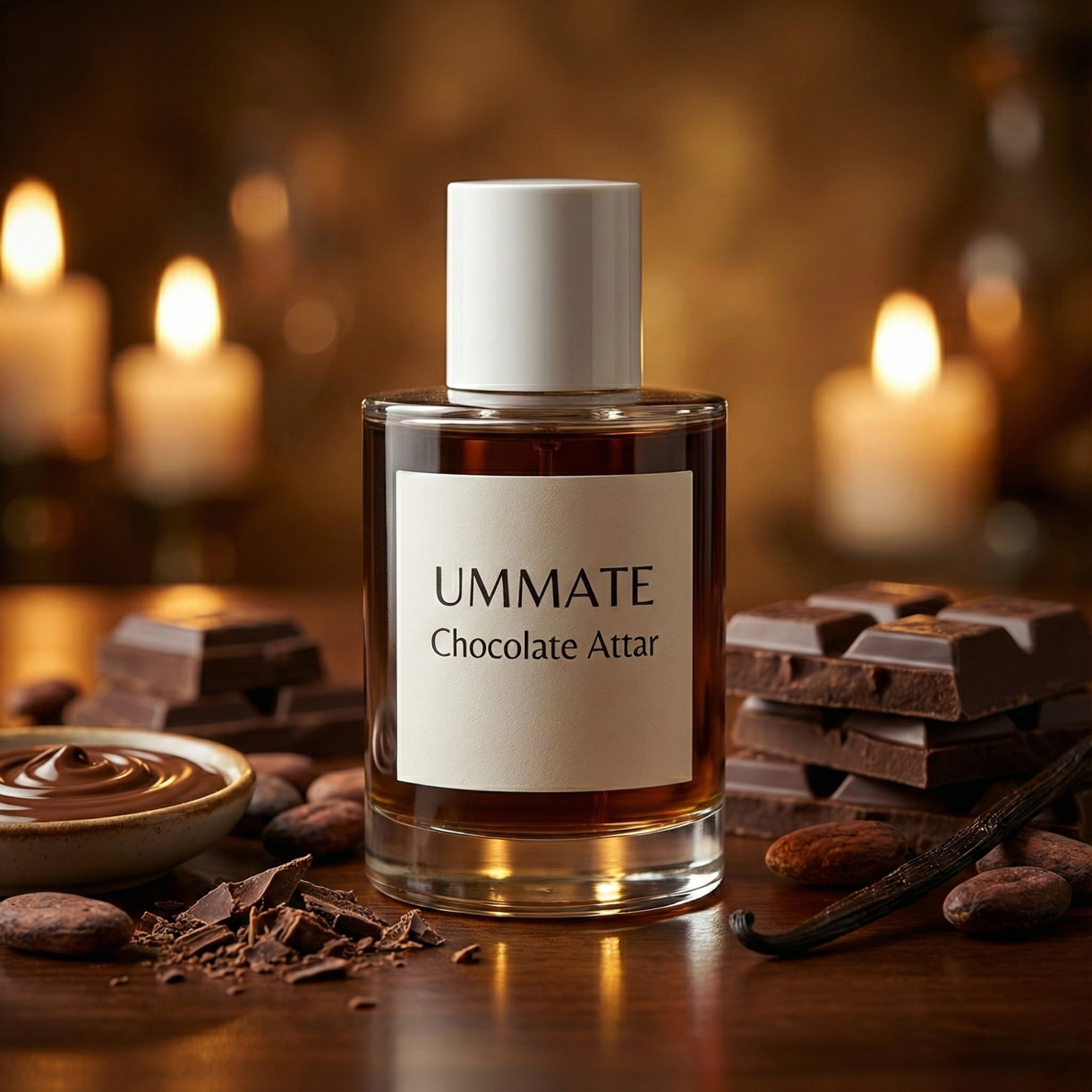Ummate Chocolate Attar – Long-Lasting Alcohol-Free Unisex Arabic Perfume Oil – Sweet Gourmand Scent - Image 2