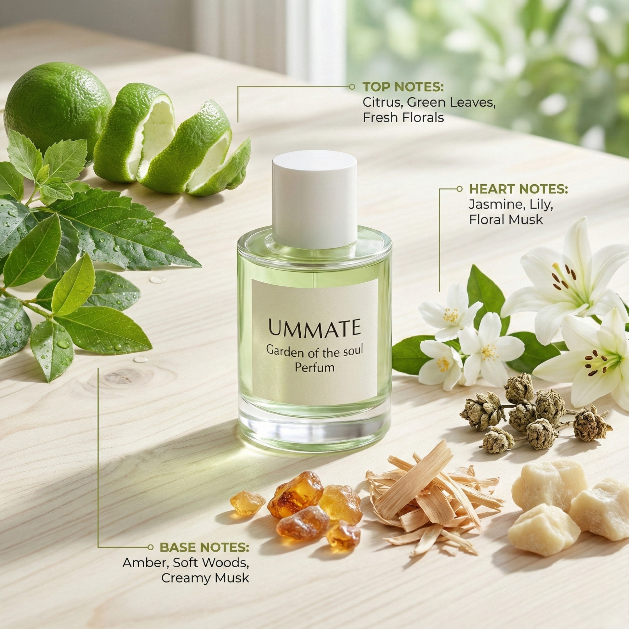 UMMATE Garden of the soul Perfum – Long-Lasting Unisex Perfume – Sensual & Elegant Fragrance for Men and Women - Image 4