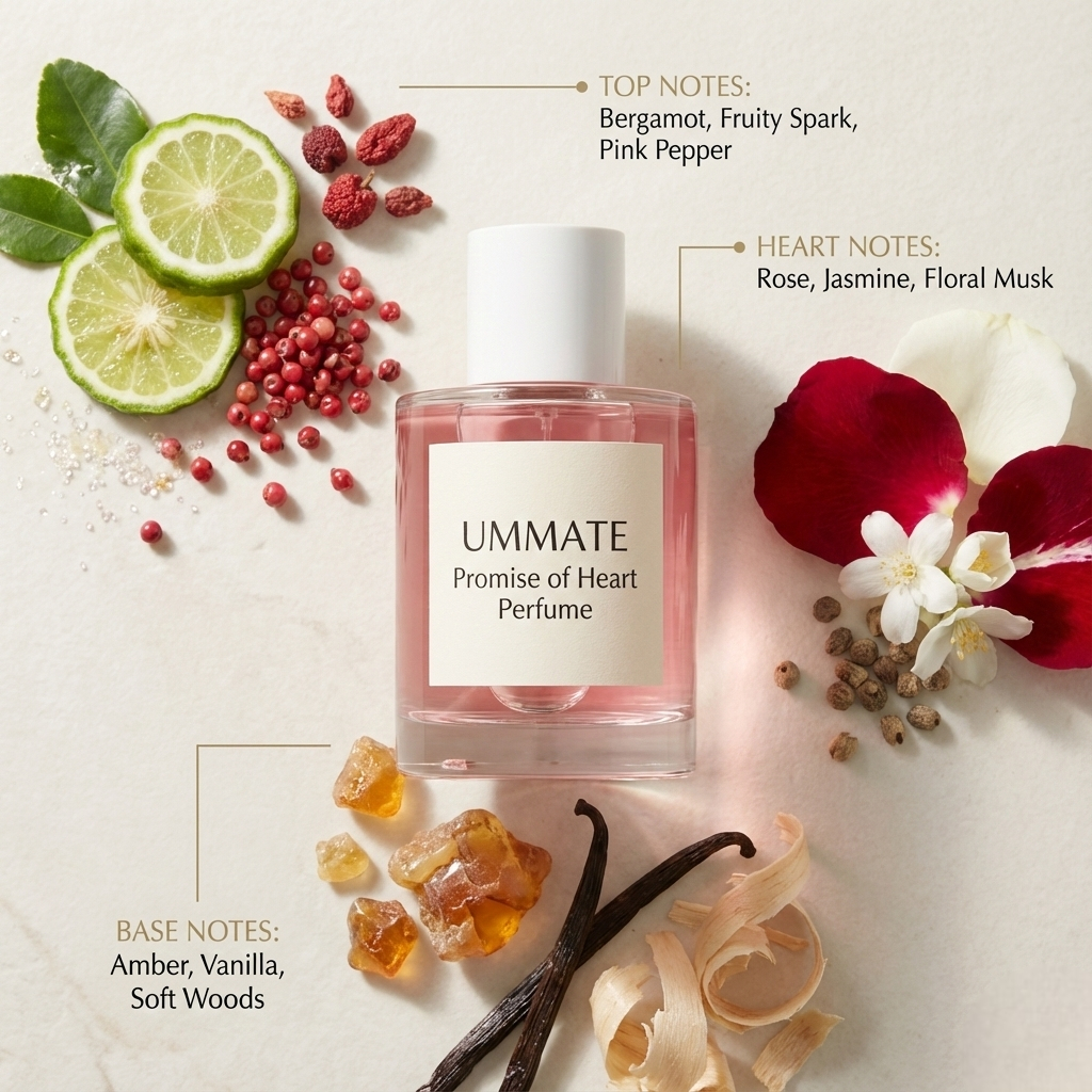 UMMATE promise of heart Perfume – Long-Lasting Unisex Perfume – Sensual & Elegant Fragrance for Men and Women - Image 4